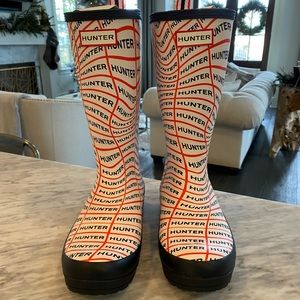 New Womens Hunter Play Sonic Logo Tall Boot